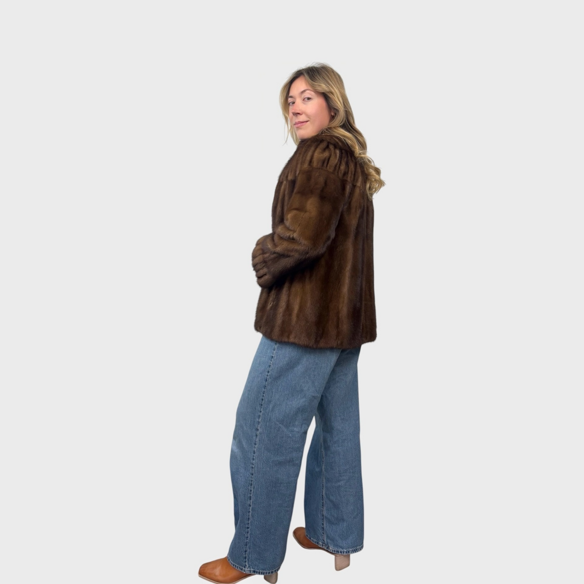 Vintage Demi Buff Mink Jacket