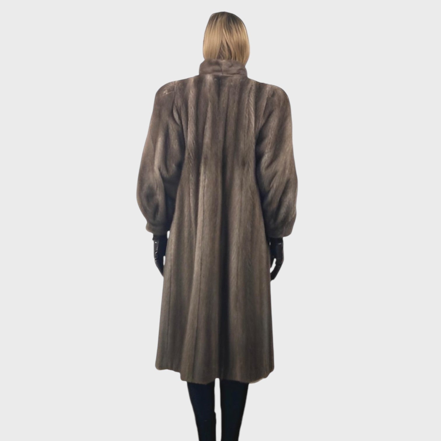 WOMEN'S BLUE IRIS MINK COAT
