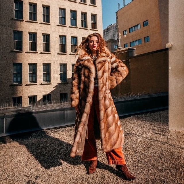 WOMEN'S CANADIAN STONE MARTIN (SABLE) - SIZE M