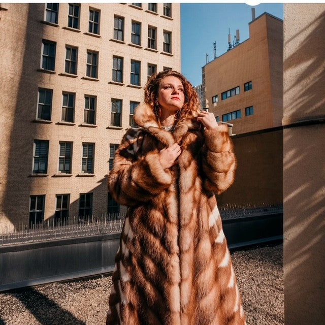 WOMEN'S CANADIAN STONE MARTIN (SABLE) - SIZE M