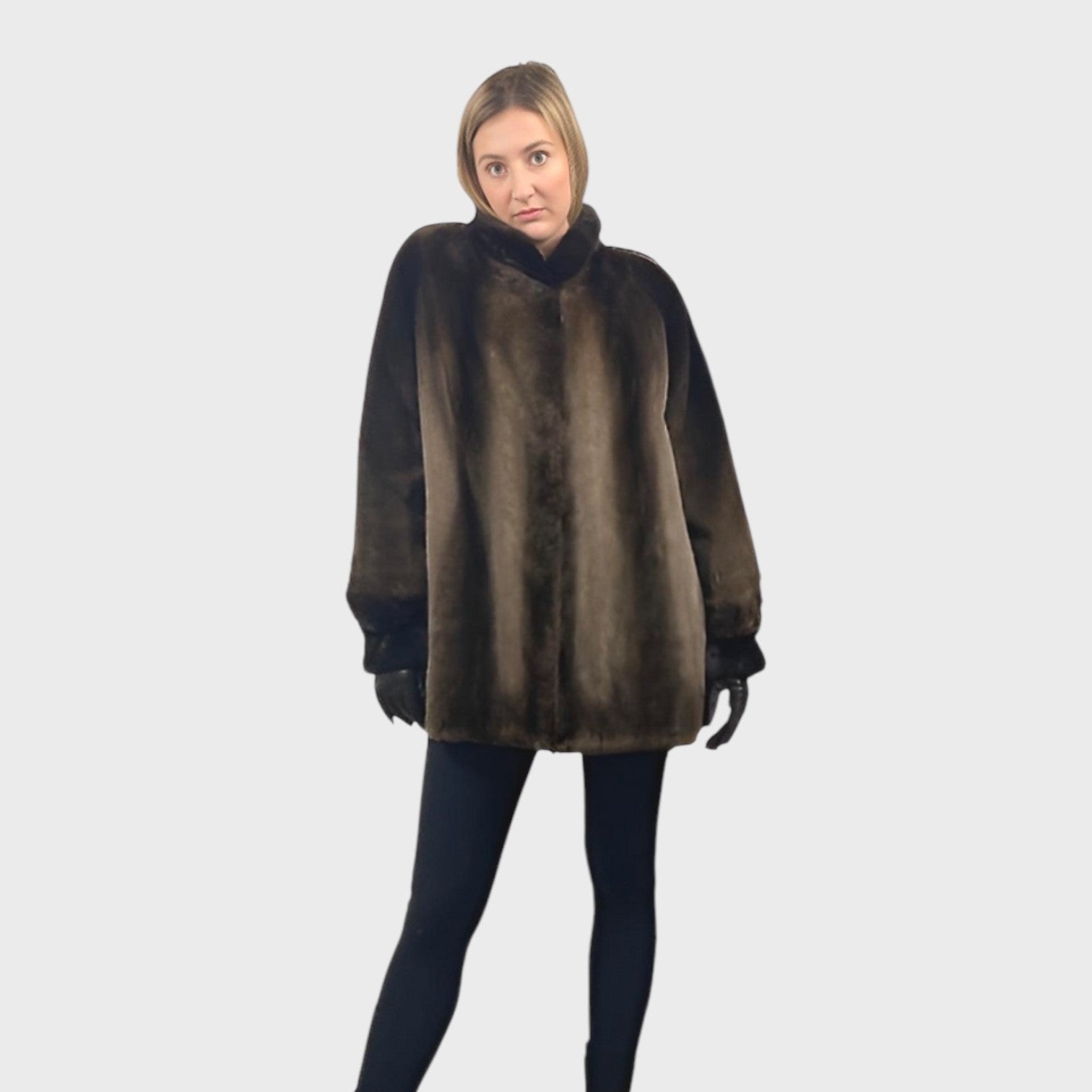 WOMEN'S PHANTOM SHEARED BEAVER JACKET