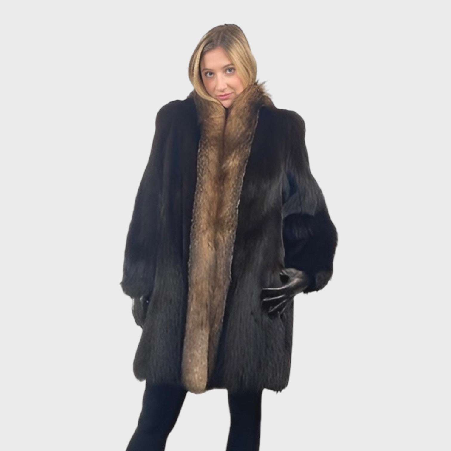 WOMEN'S FISHER JACKET DYED BROWN