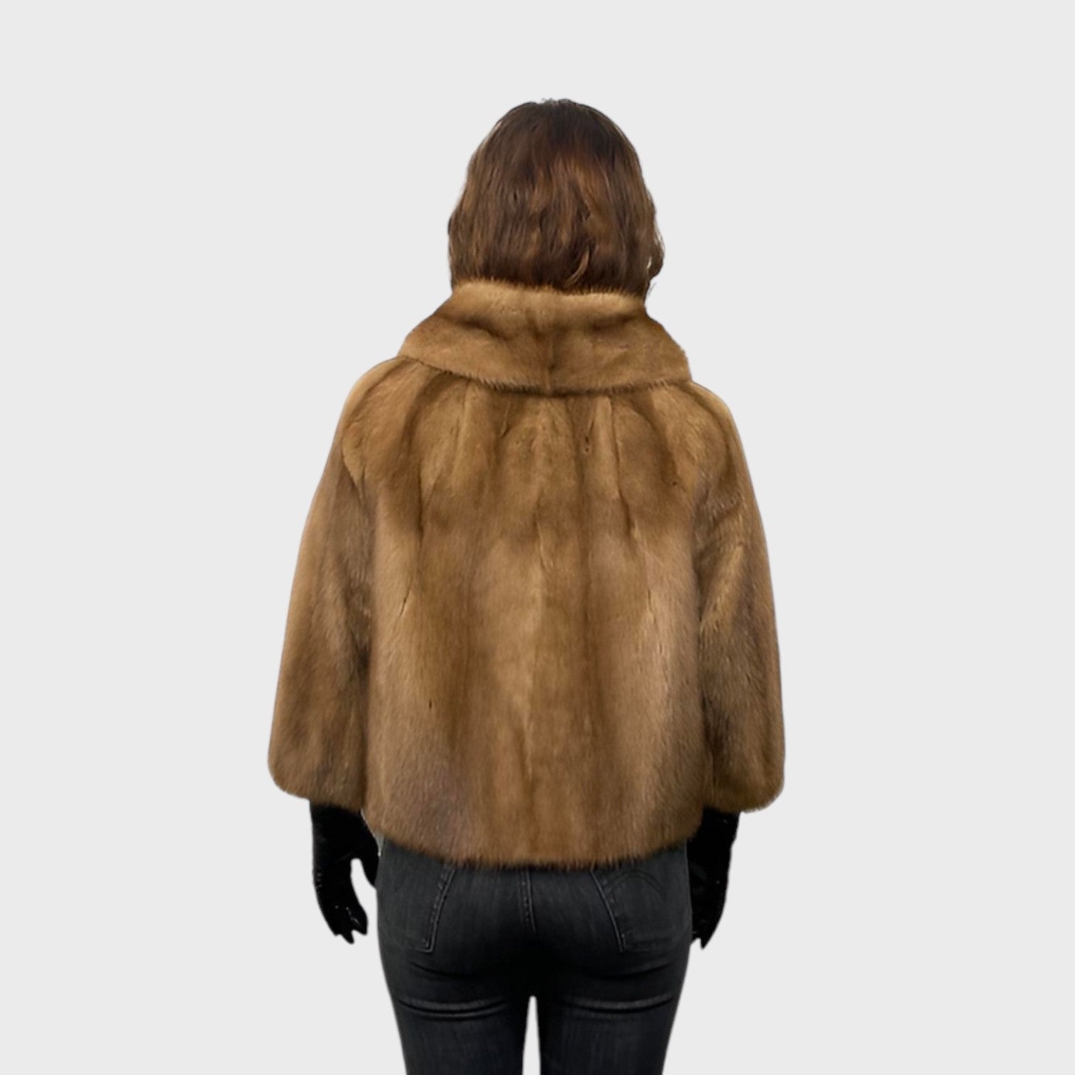 WOMEN'S PASTEL MINK JACKET