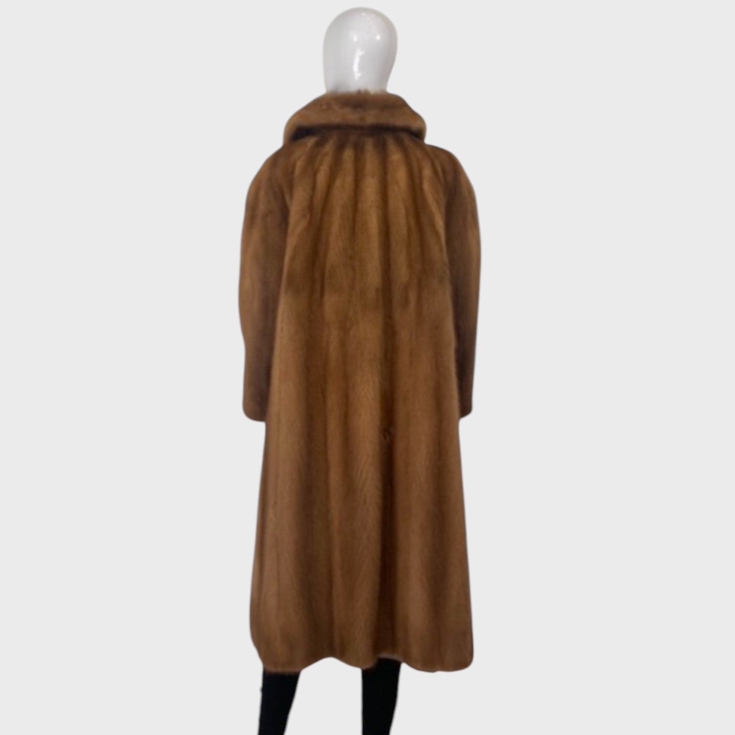 WOMEN'S PASTEL MALE MINK COAT - SIZE L