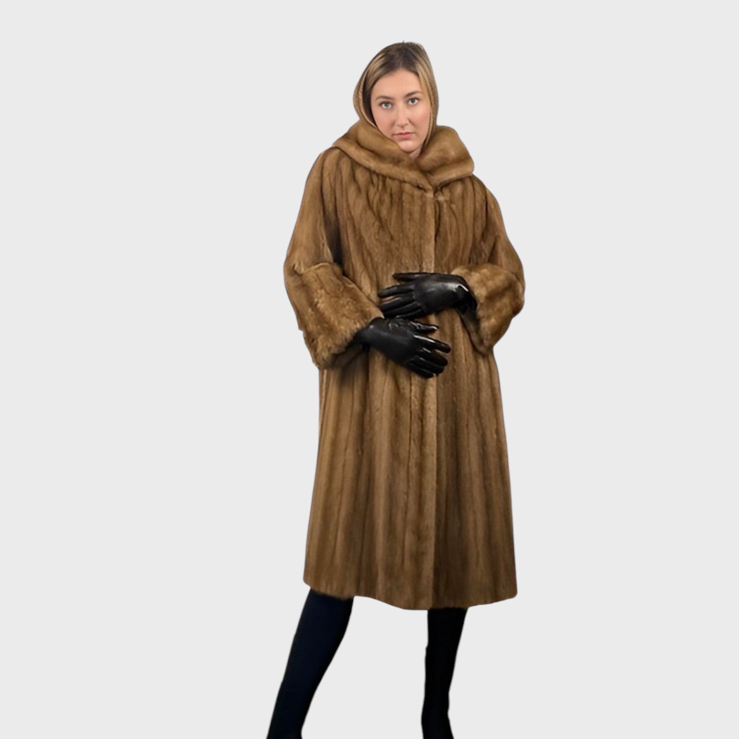 WOMEN'S PASTEL FEMALE MINK COAT