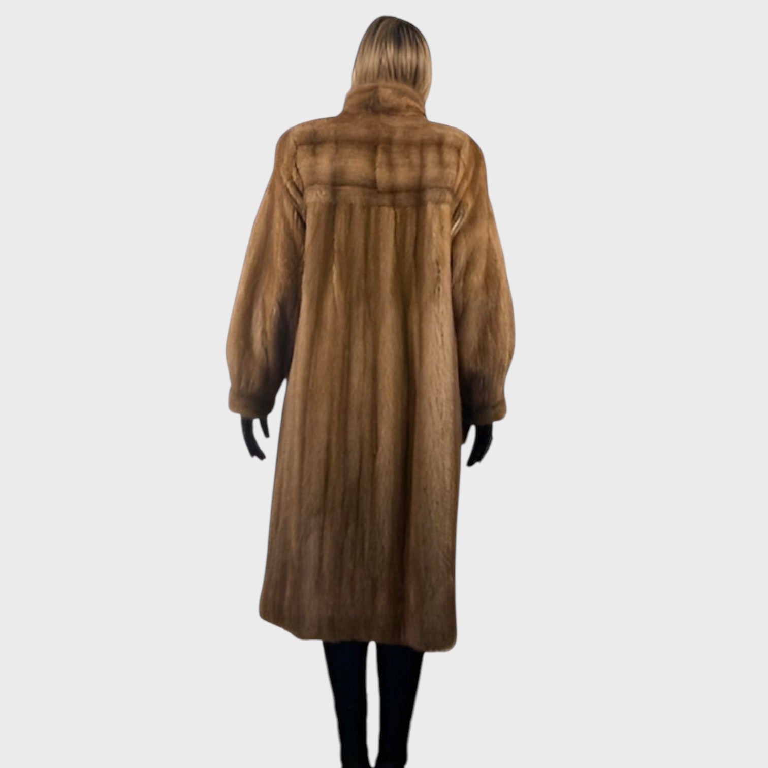 WOMEN'S NATURAL PASTEL MINK COAT