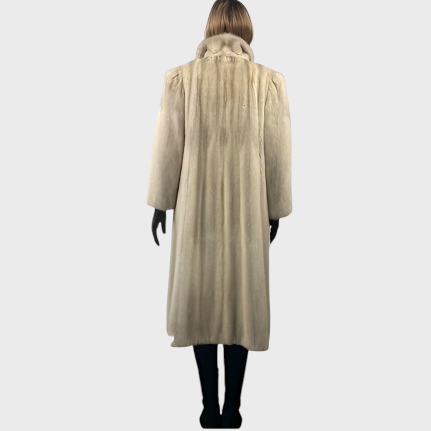 WOMEN'S VIOLET MINK COAT