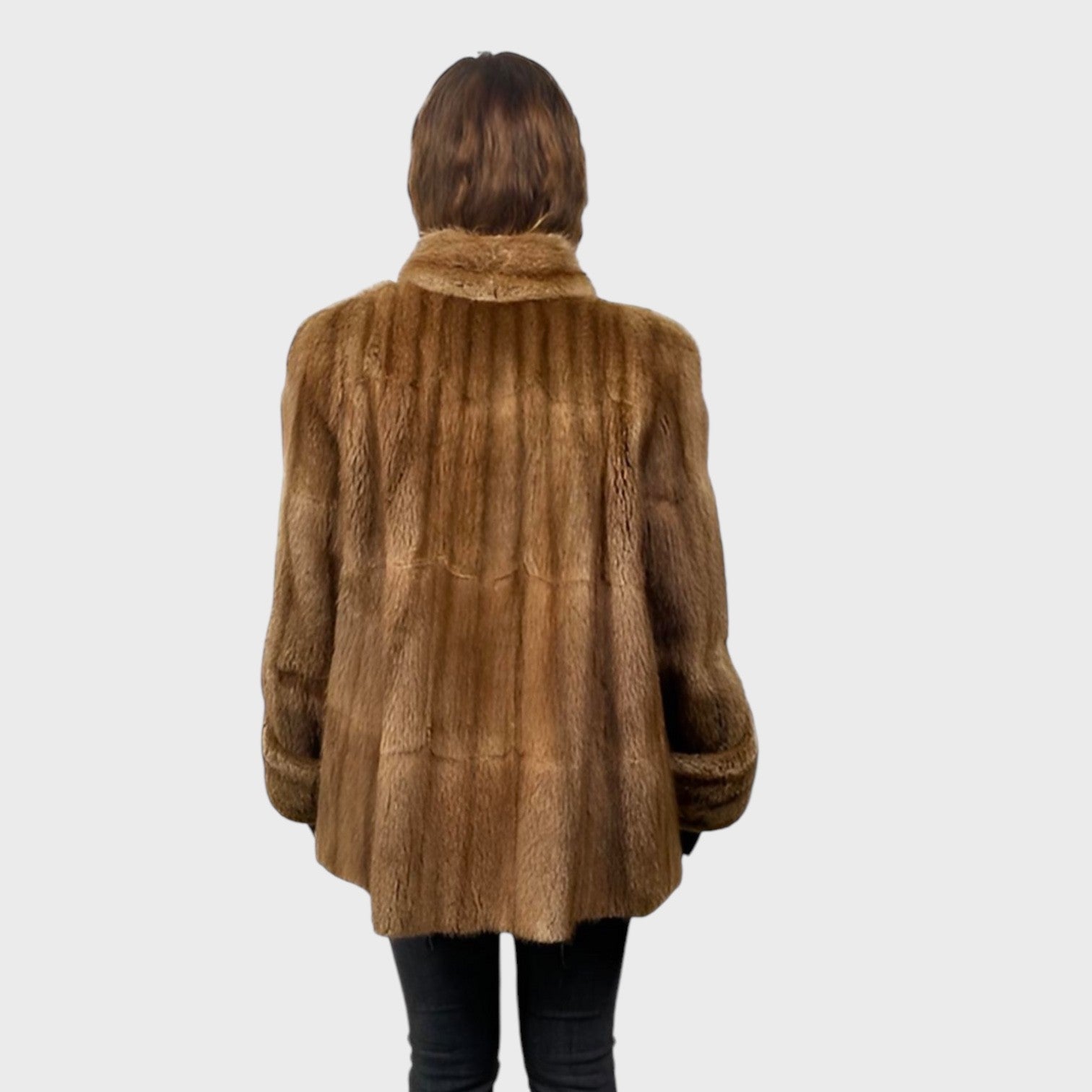 WOMEN'S CHINA MINK SWING STYLE JACKET