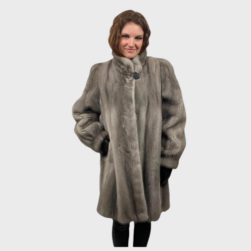 Women's Sapphire Mink Jacket