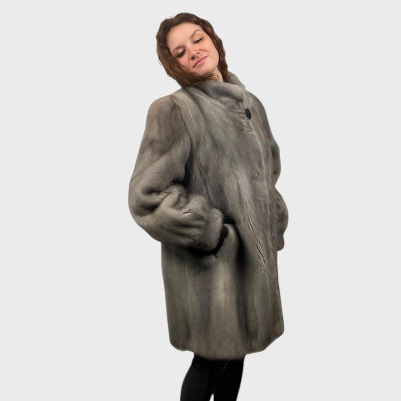 Women's Sapphire Mink Jacket