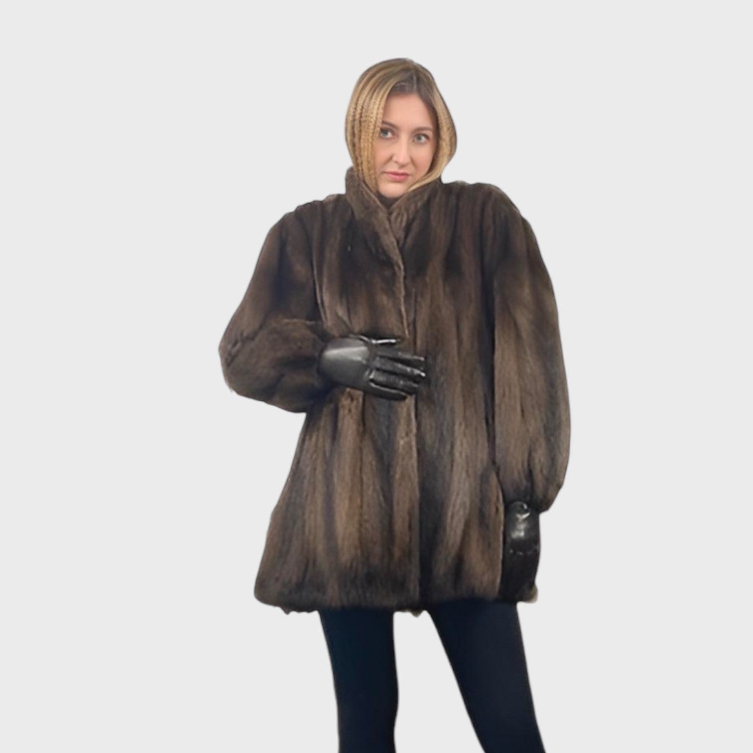 WOMEN'S FITCH JACKET DYED BROWN