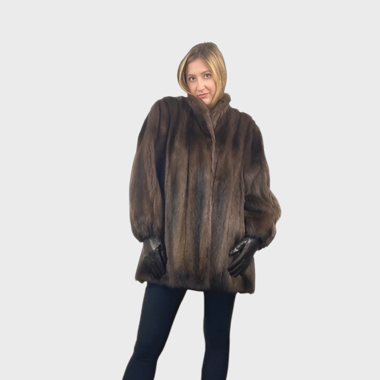 WOMEN'S FITCH JACKET DYED BROWN