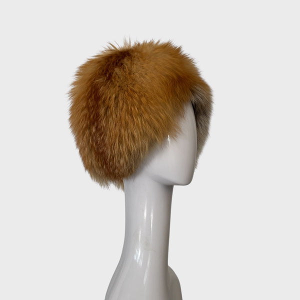 Natural Canadian Red Fox Hat