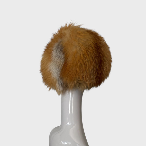 Natural Canadian Red Fox Hat