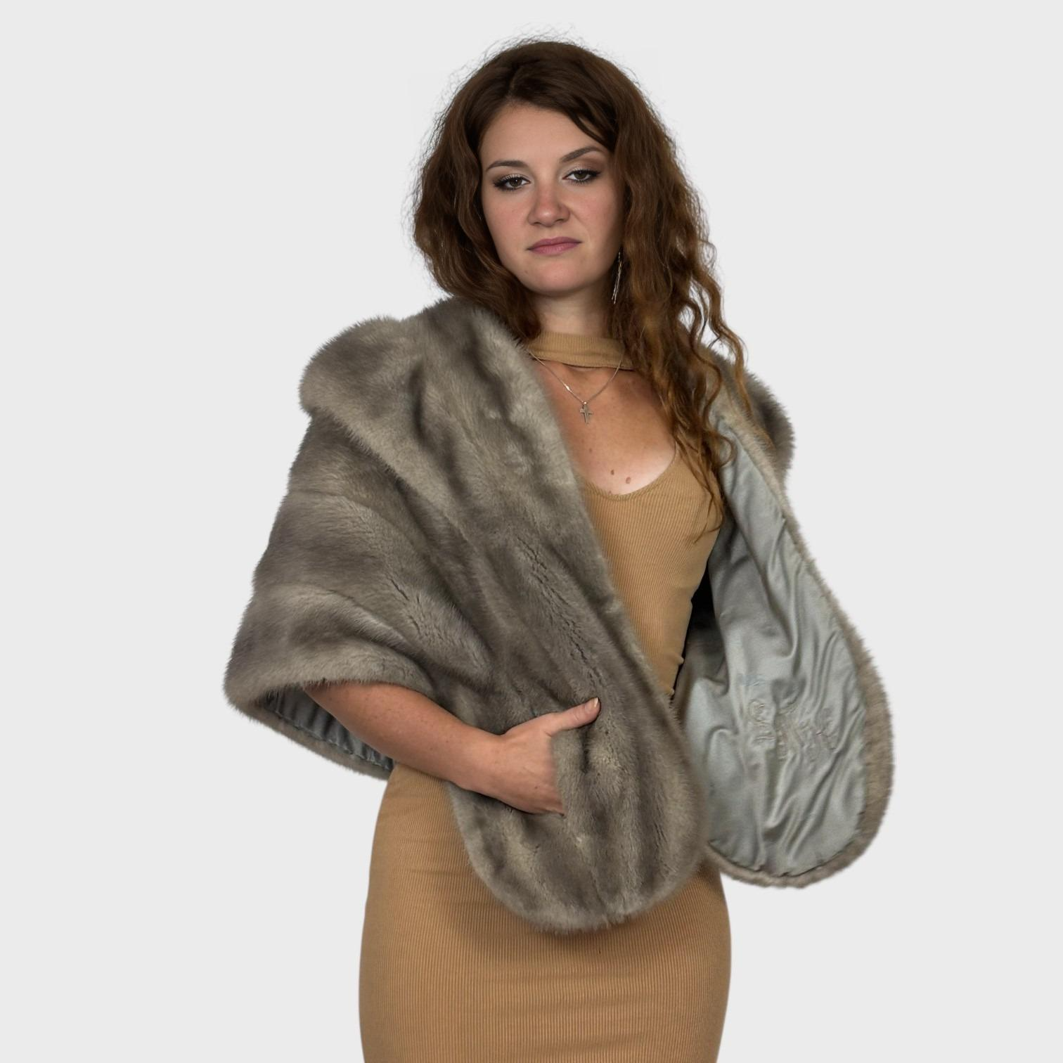 Sapphire Mink Stole