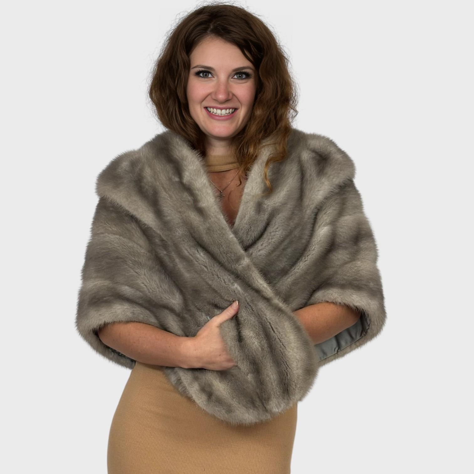 Sapphire Mink Stole