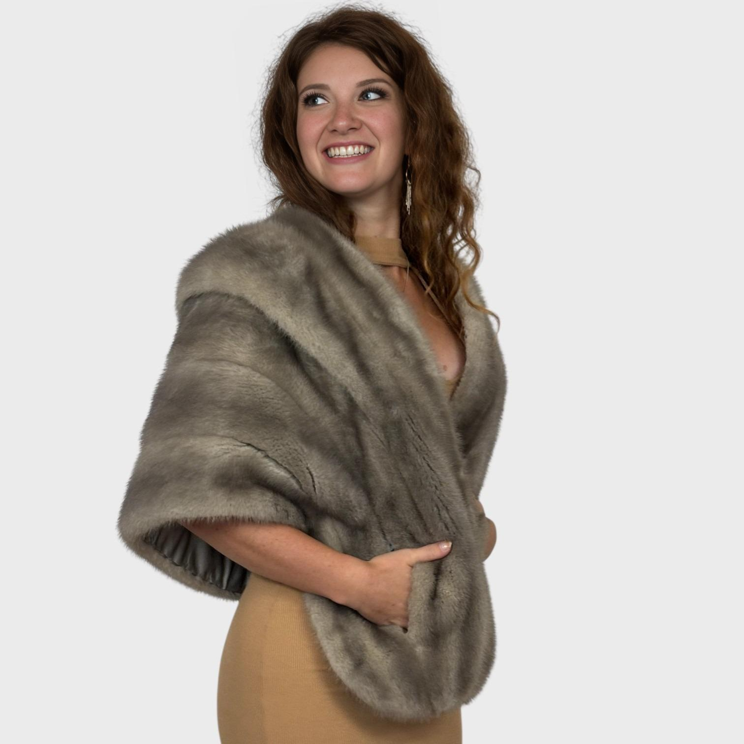 Sapphire Mink Stole