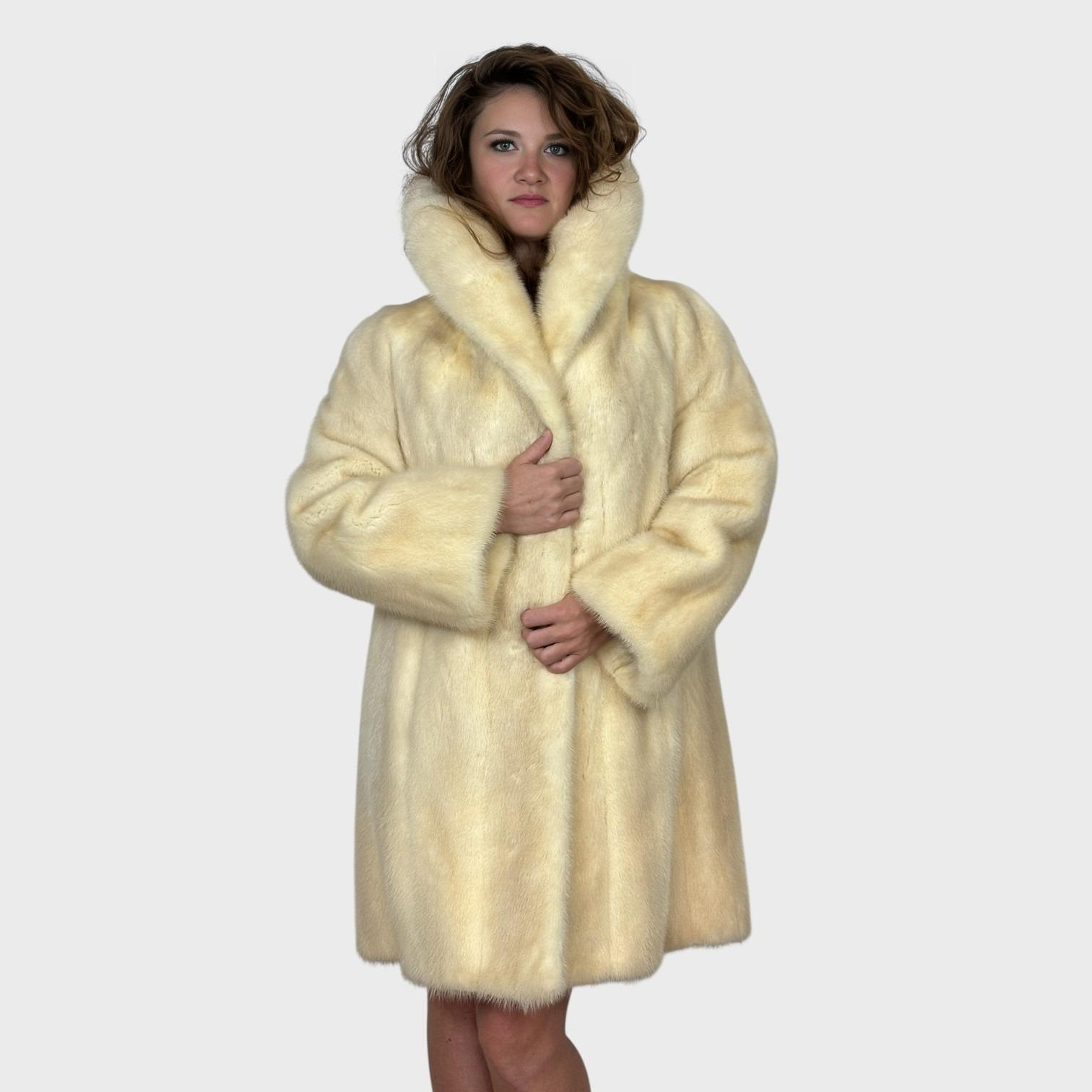 Brown Shadow Mink Jacket