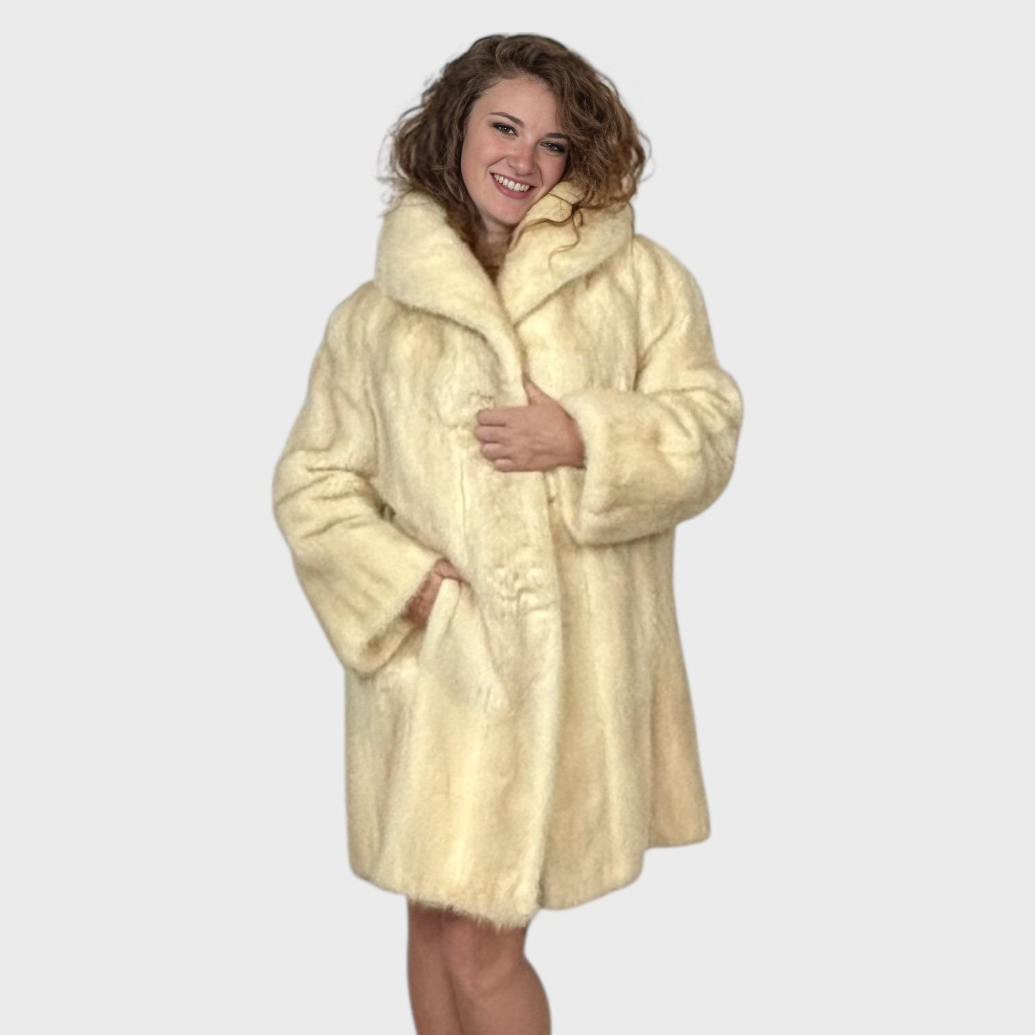 Brown Shadow Mink Jacket