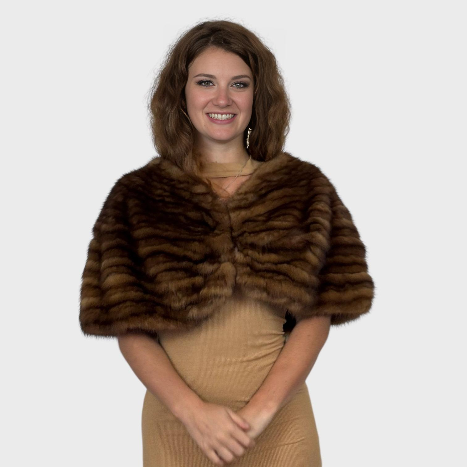 Canadian Sable Stole-Upcycled Fur