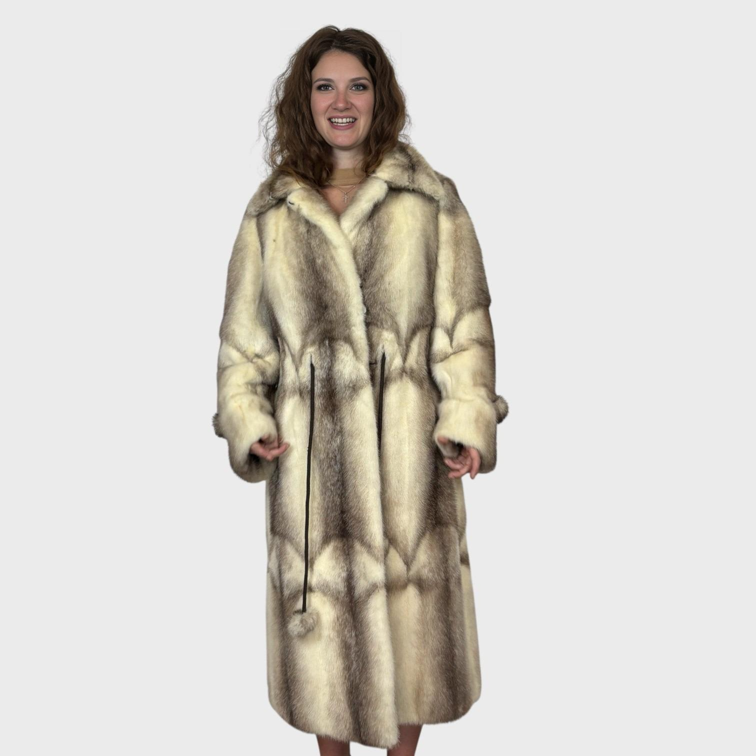 Brown Cross Female Skin on Skin Coat