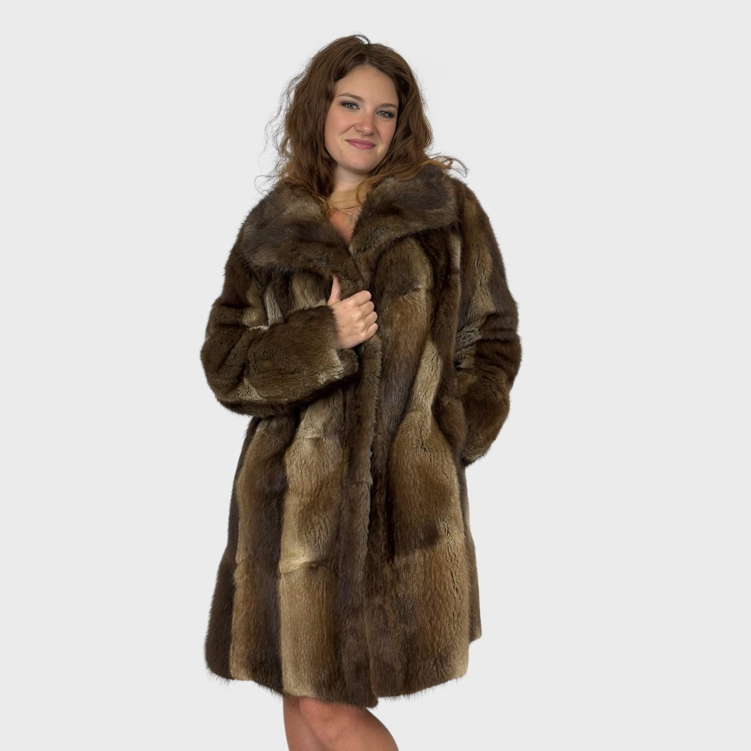 Natural Muskrat Jacket