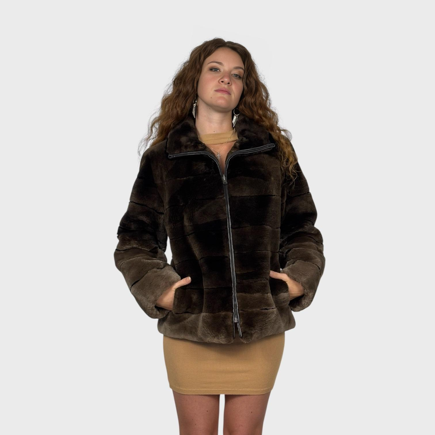 Sheared Beaver Jacket - Reversible to Taffeta