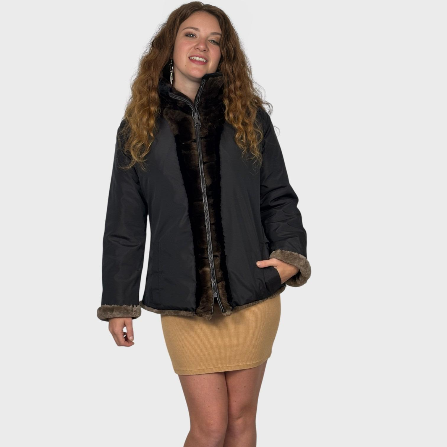 Sheared Beaver Jacket - Reversible to Taffeta