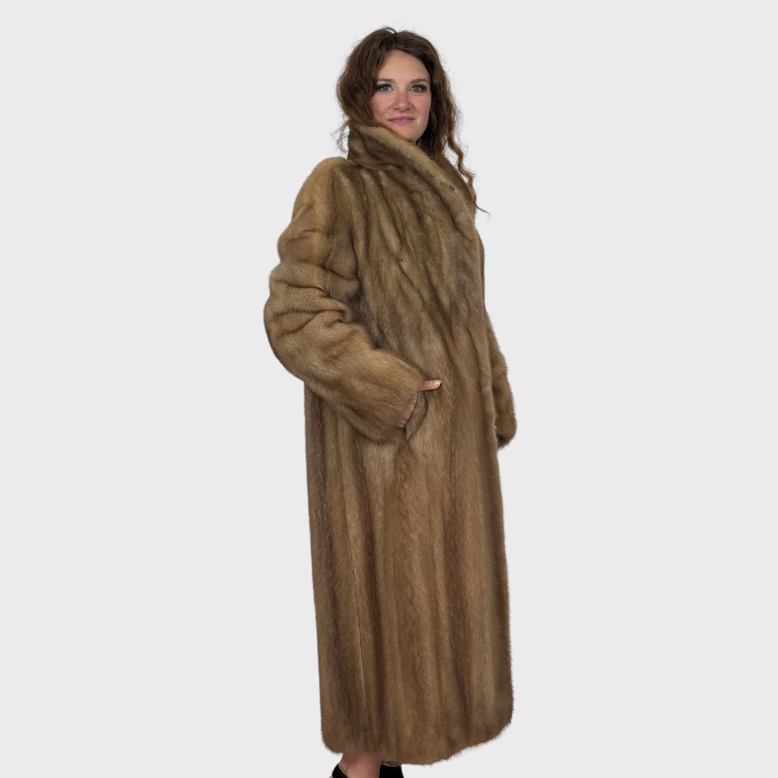 Natural Pastel Mink Coat