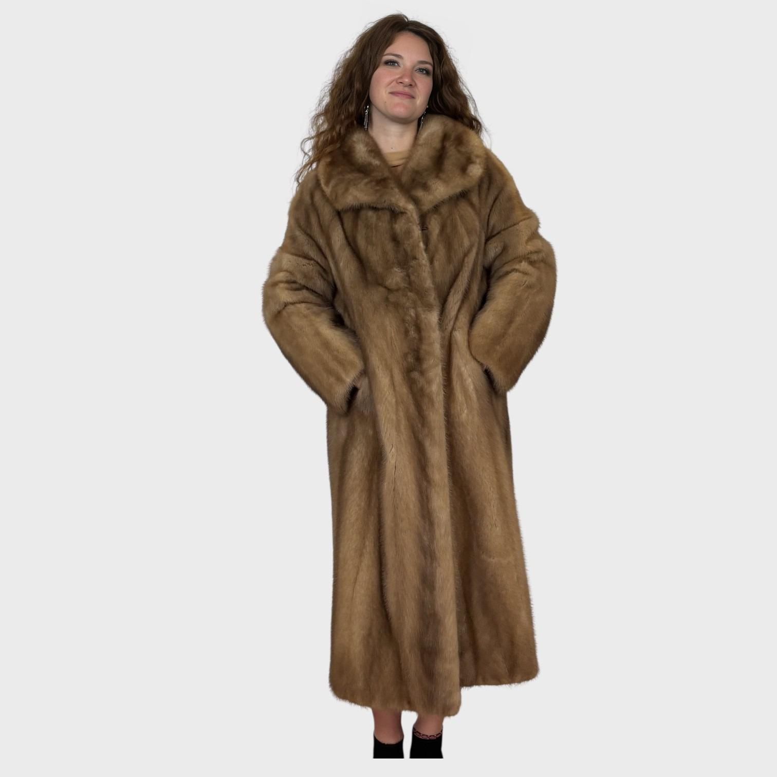 Classic Natural Pastel Mink Coat