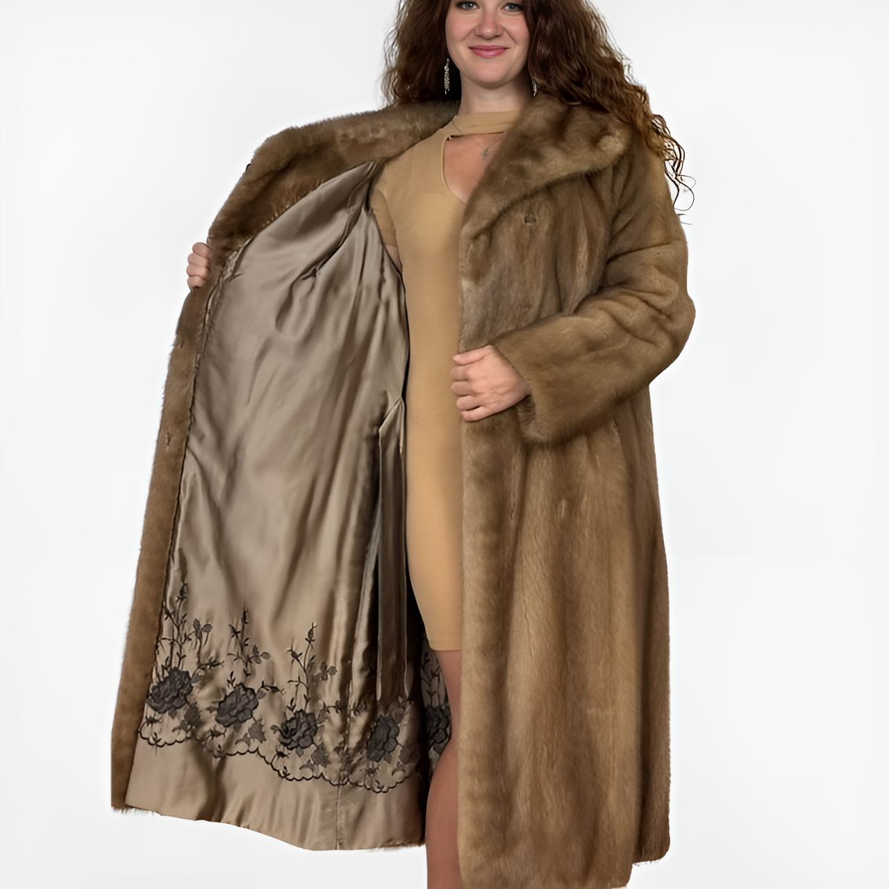 Classic Natural Pastel Mink Coat