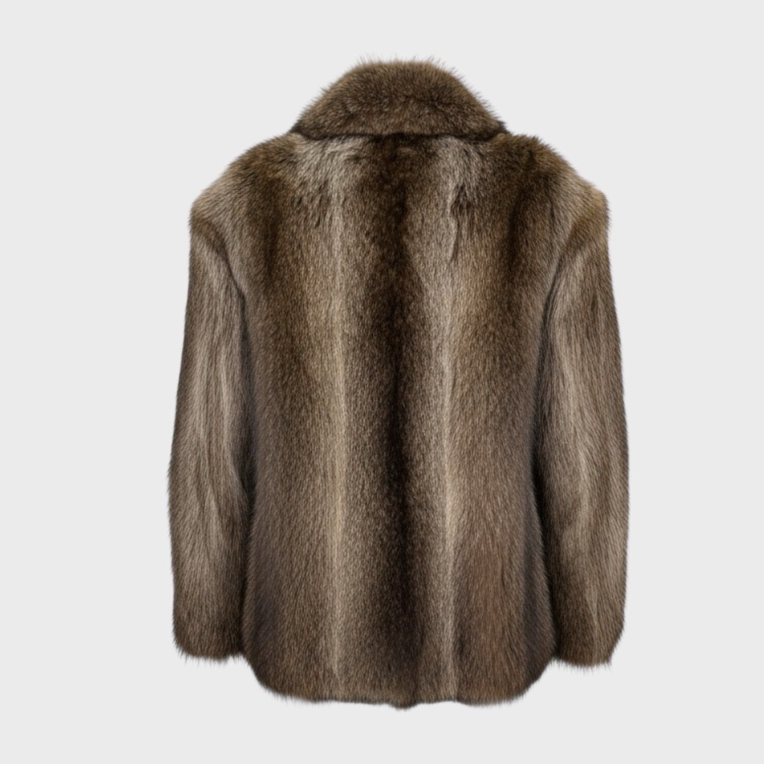 Natural Raccoon Jacket-Zipper Fronts