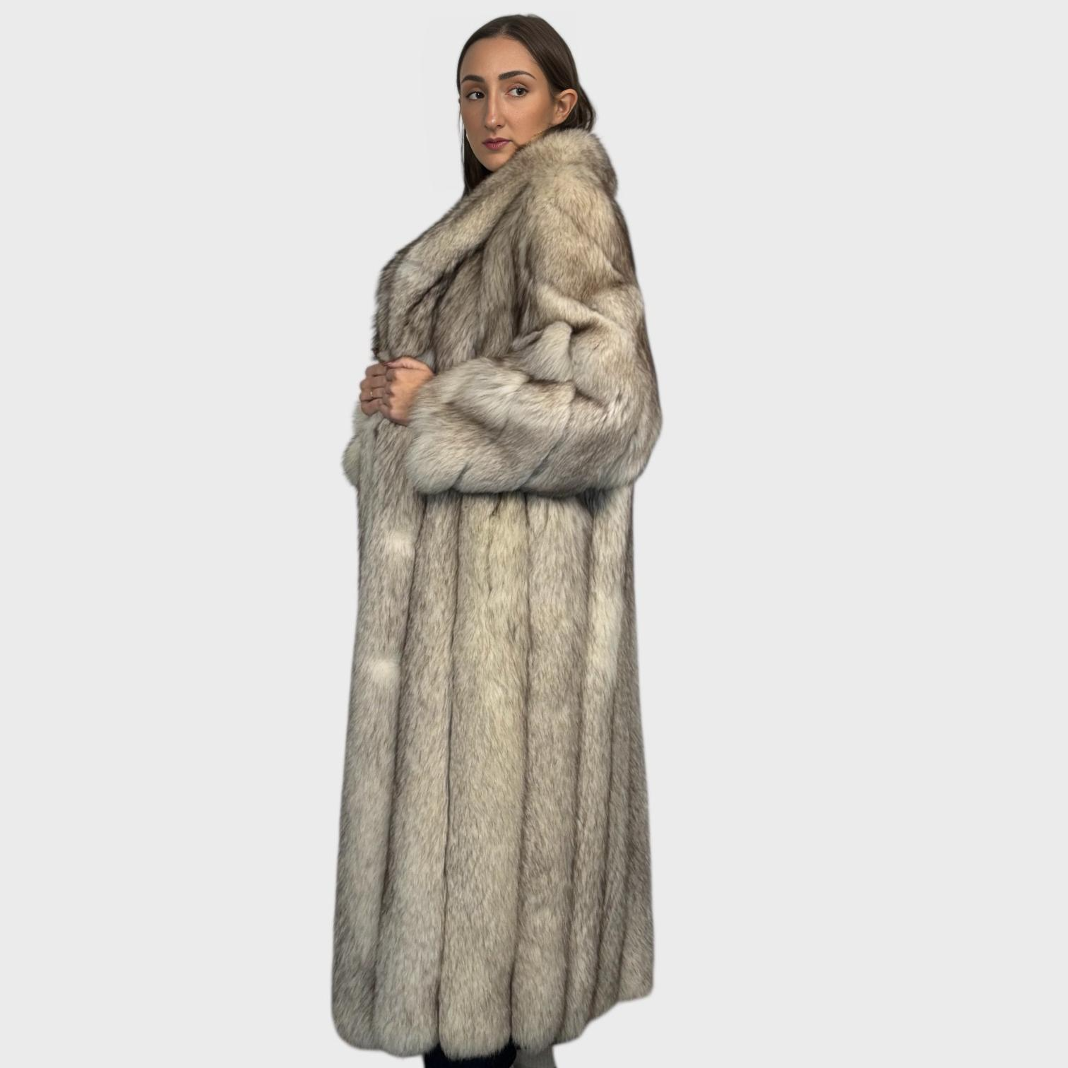 Natural Blue Fox Coat