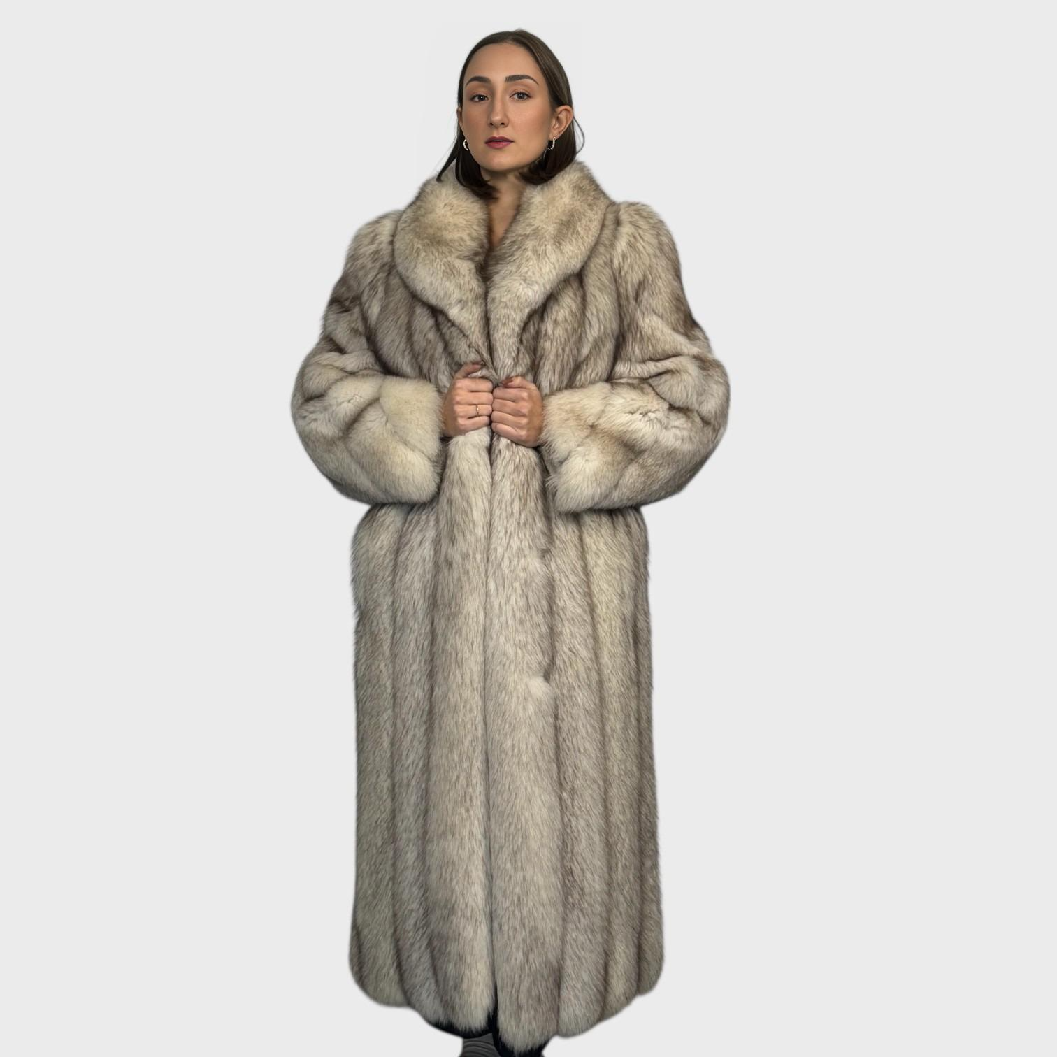 Natural Blue Fox Coat