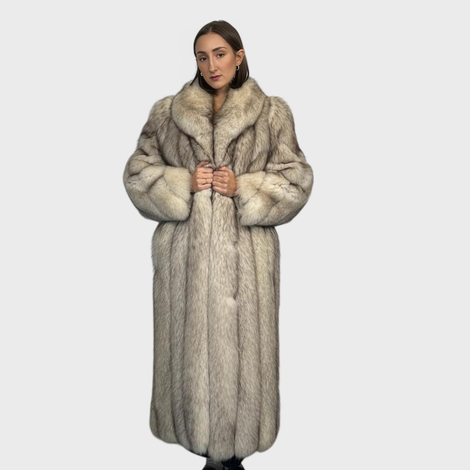 Natural Blue Fox Coat