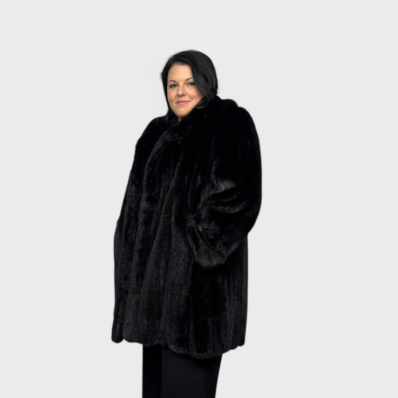 Dark Ranch Female Mink Jacket