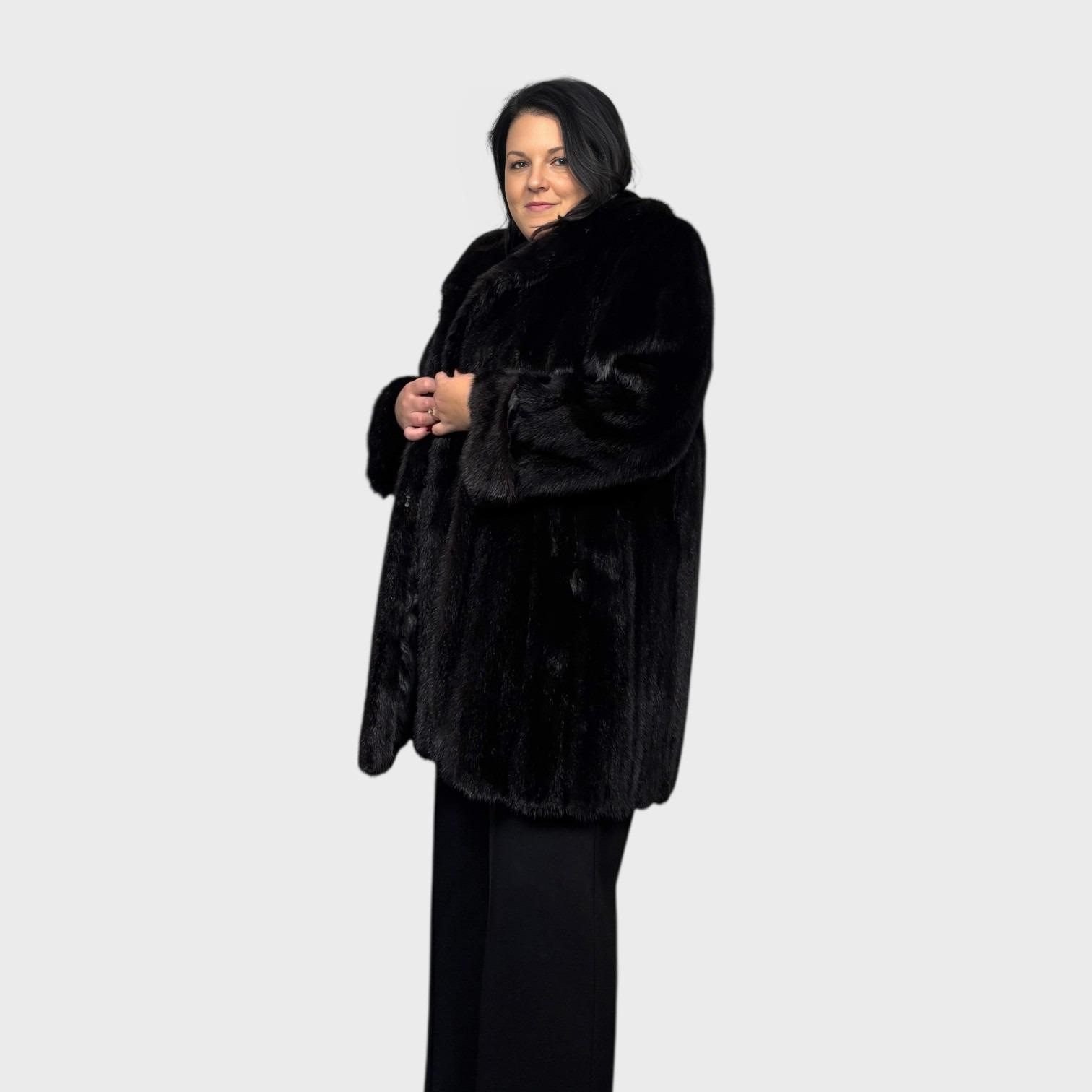 Dark Ranch Female Mink Jacket