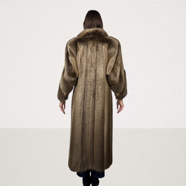 Long Hair Beaver Coat