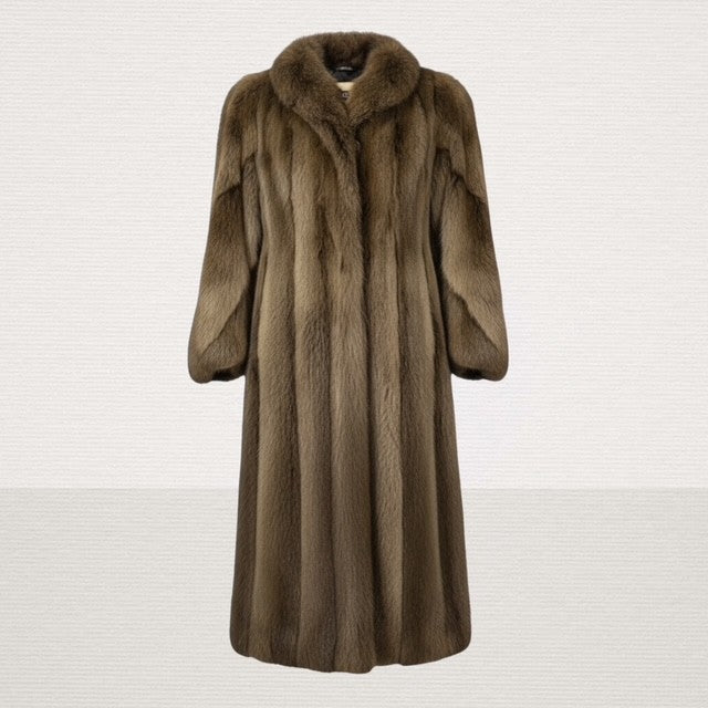 Long Hair Beaver Coat