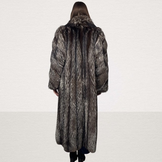 Dark Silver Fox Coat