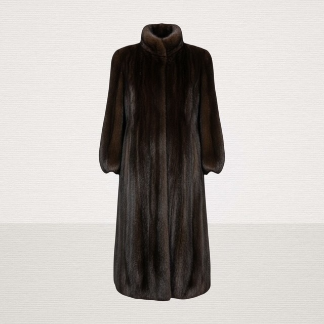 Dark Mahogany Mink Coat