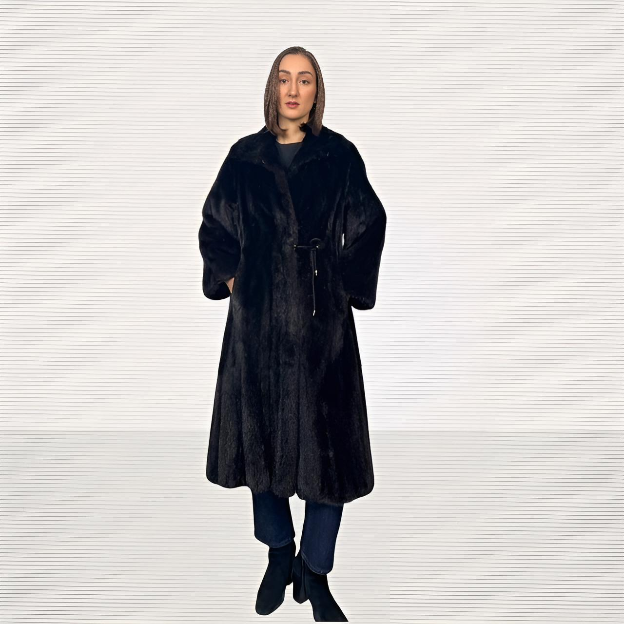 Black Mink Coat