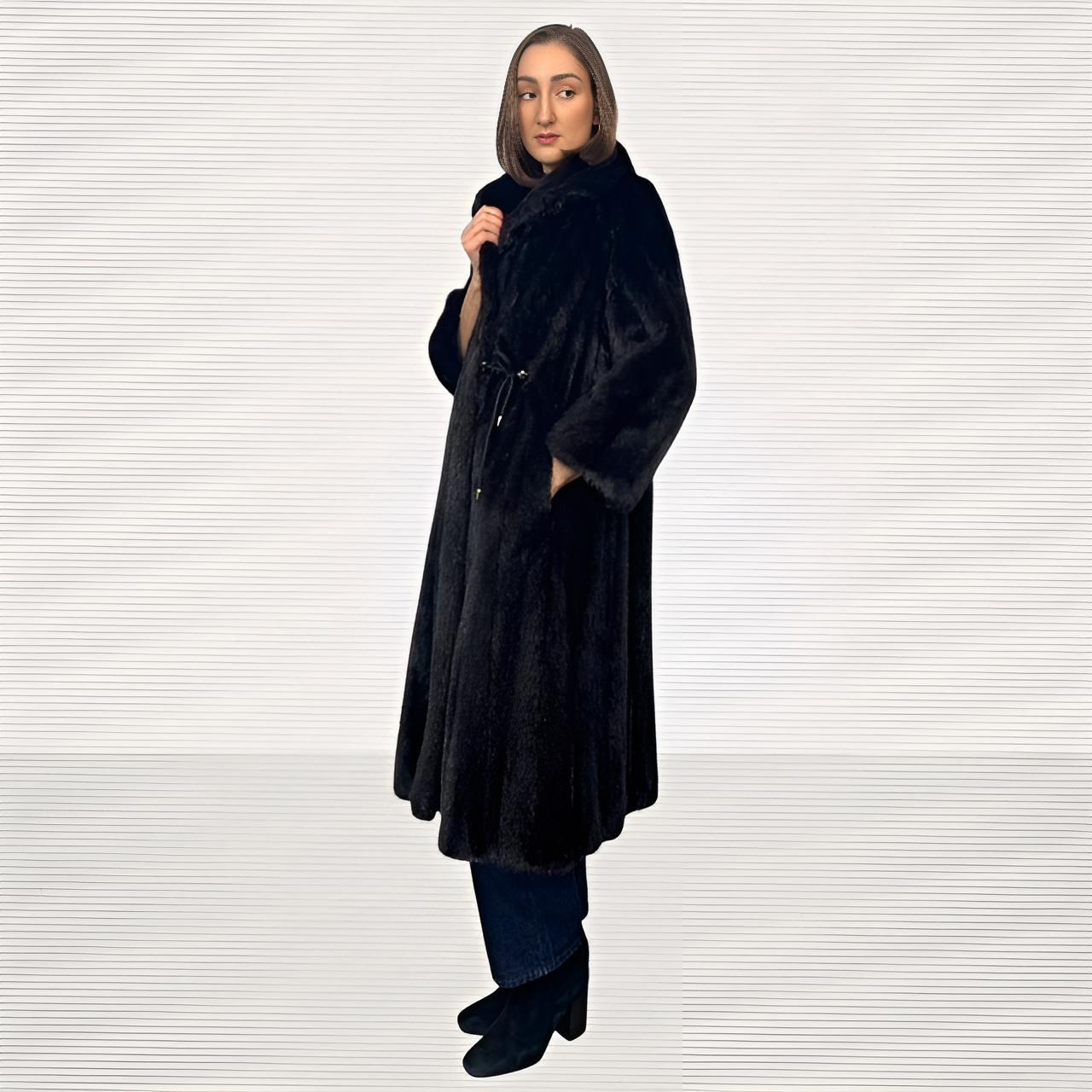 Black Mink Coat
