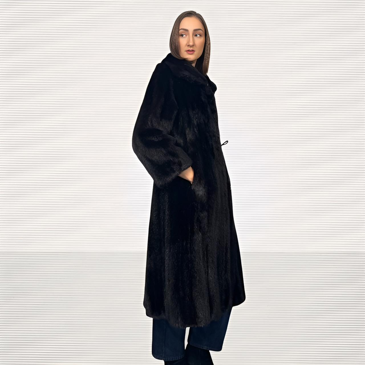 Black Mink Coat