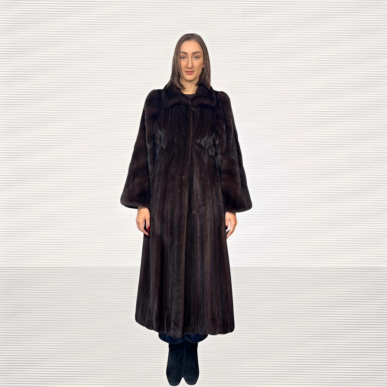 Mahogany Female Mink Coat
