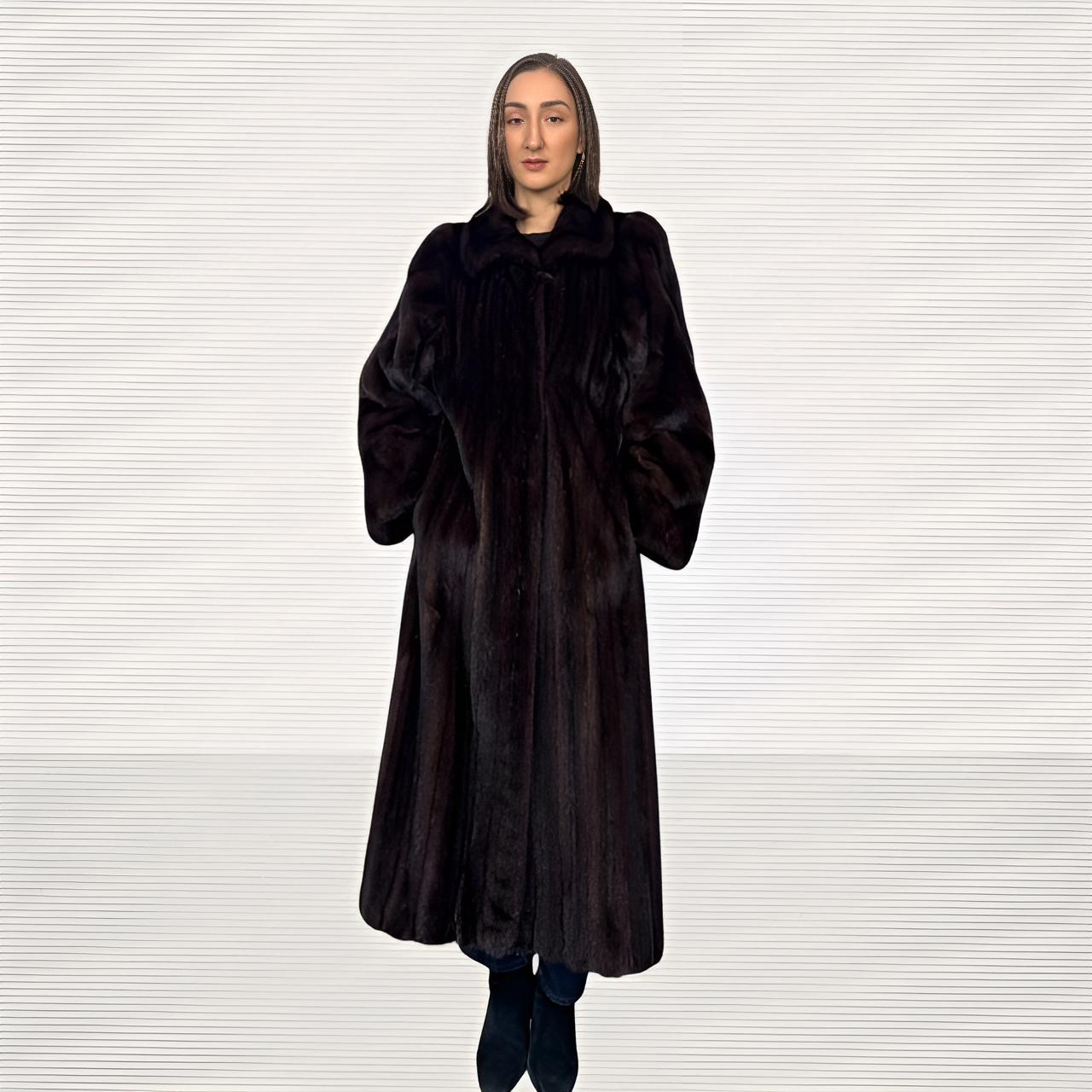 Mahogany Female Mink Coat