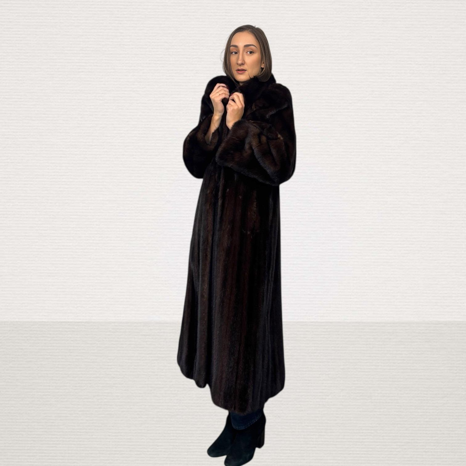 Mahogany Female Mink Coat