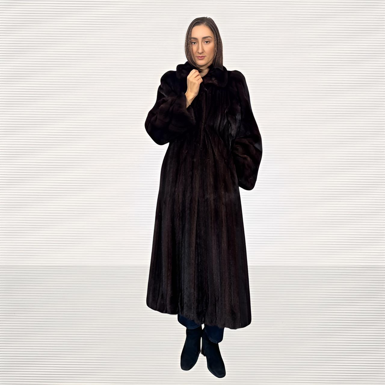 Mahogany Female Mink Coat