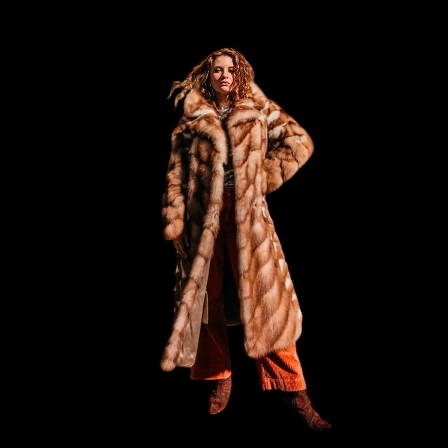 WOMEN'S CANADIAN STONE MARTIN (SABLE) - SIZE M