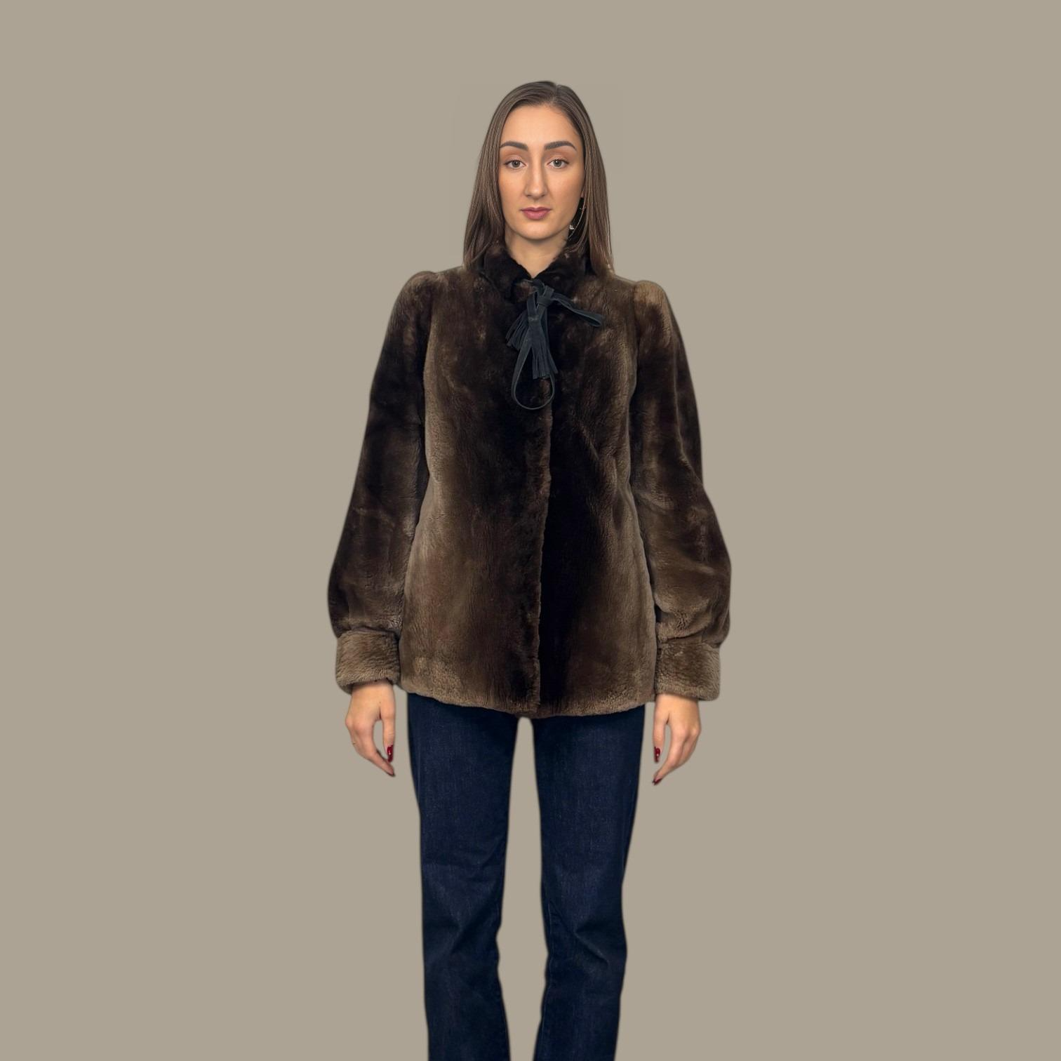 Natural Sheared Beaver Jacket
